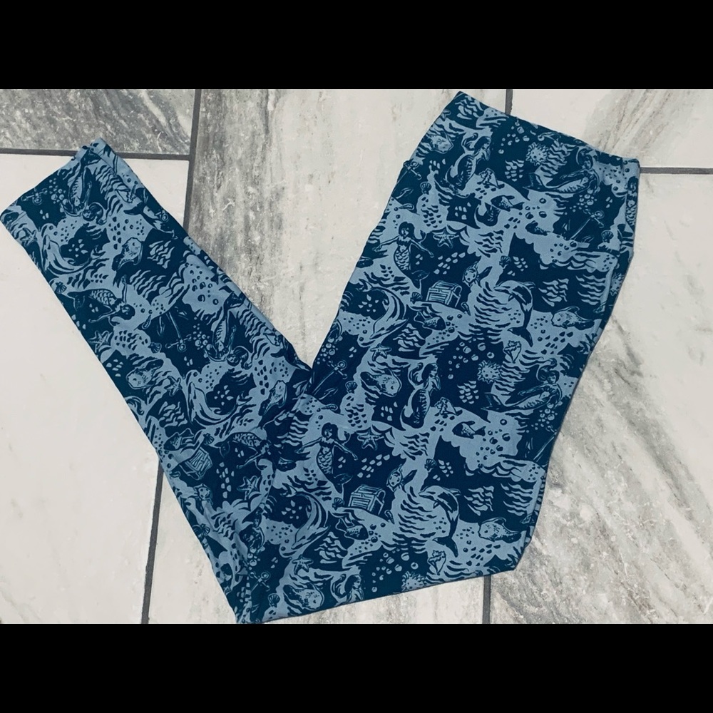 LuLaRoe TC Mermaid Leggings NeW!